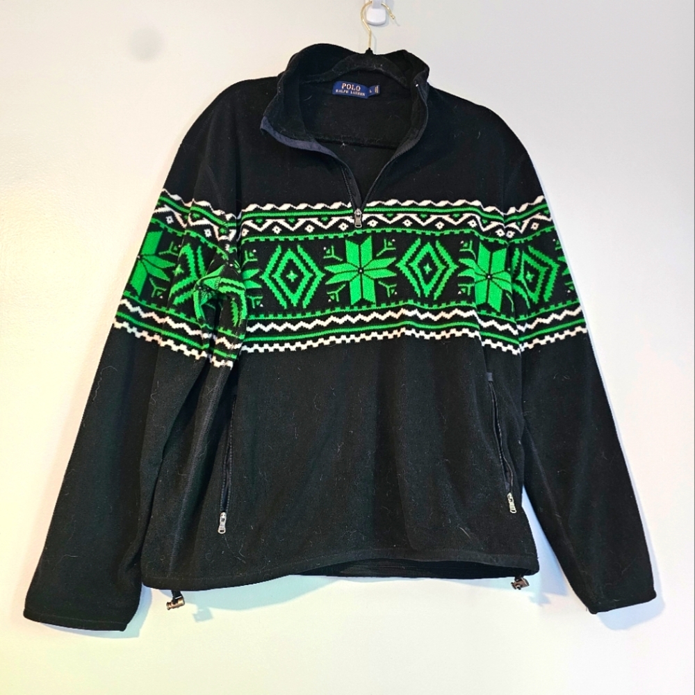 Black Fleece Polo by Ralph Lauren 1/4 Zip